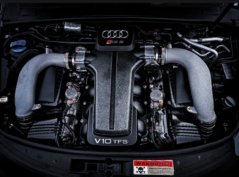 Audi V10 TFSI Motorraum